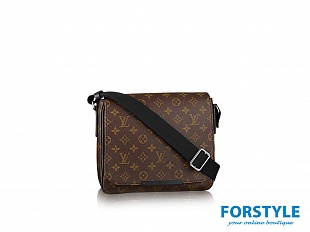 Louis Vuitton-ის მამაკაცის ტყავის ჩანთა District PM MM