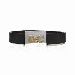 Dolce & Gabbana-ს ტყავის ქამარი 1086